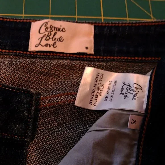 Cosmic Blue Love Denim - Picture 2 of 6